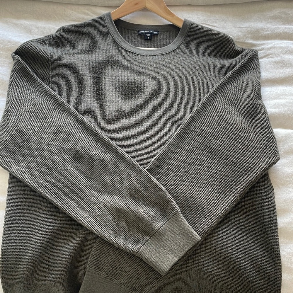 James Perse Cotton Sweater - Blue is available!